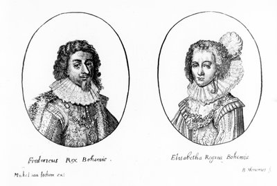 Federico V de Bohemia y Isabel, Reina de Bohemia de Michel van Iochem